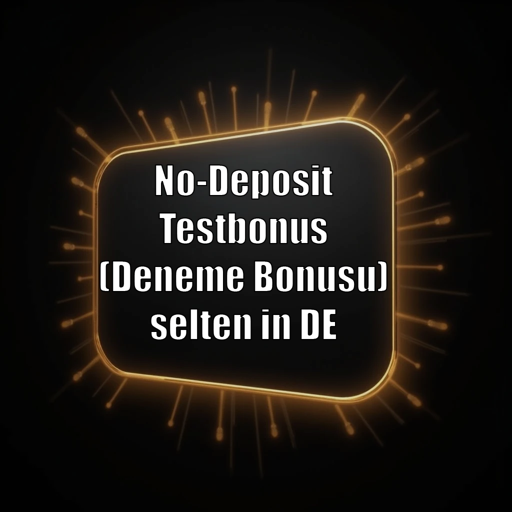 No-Deposit Testbonus (Deneme Bonusu) - selten in DE No-Deposit Testbonus (Deneme Bonusu) - selten in DE